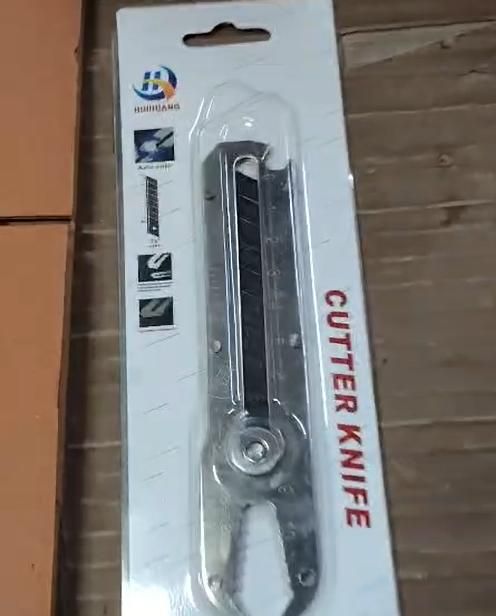 6 in 1 Stainless Steel Utility Knife for Camping